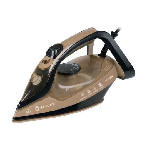 ΣΙΔΕΡΟ ΑΤΜΟΥ SINGER STI-1820 BLACK GOLD 2800W 280ml 20-140gr/min CERAMIC GLIDE & ΚΑΘΕΤΟ ΑΤΜΟ